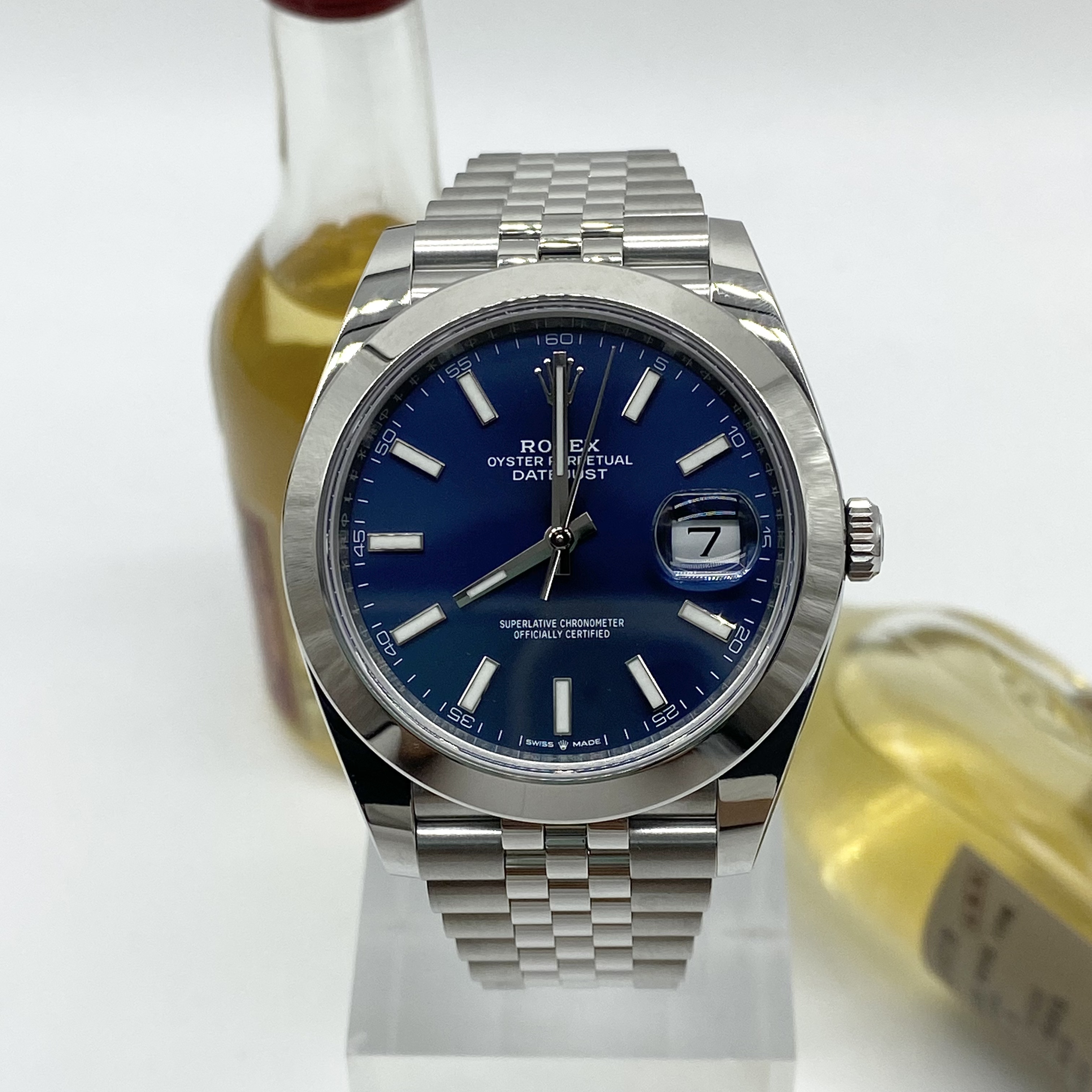 99新 Rolex/劳力士 日志型 自动上链 精钢 41mm 25全 70600