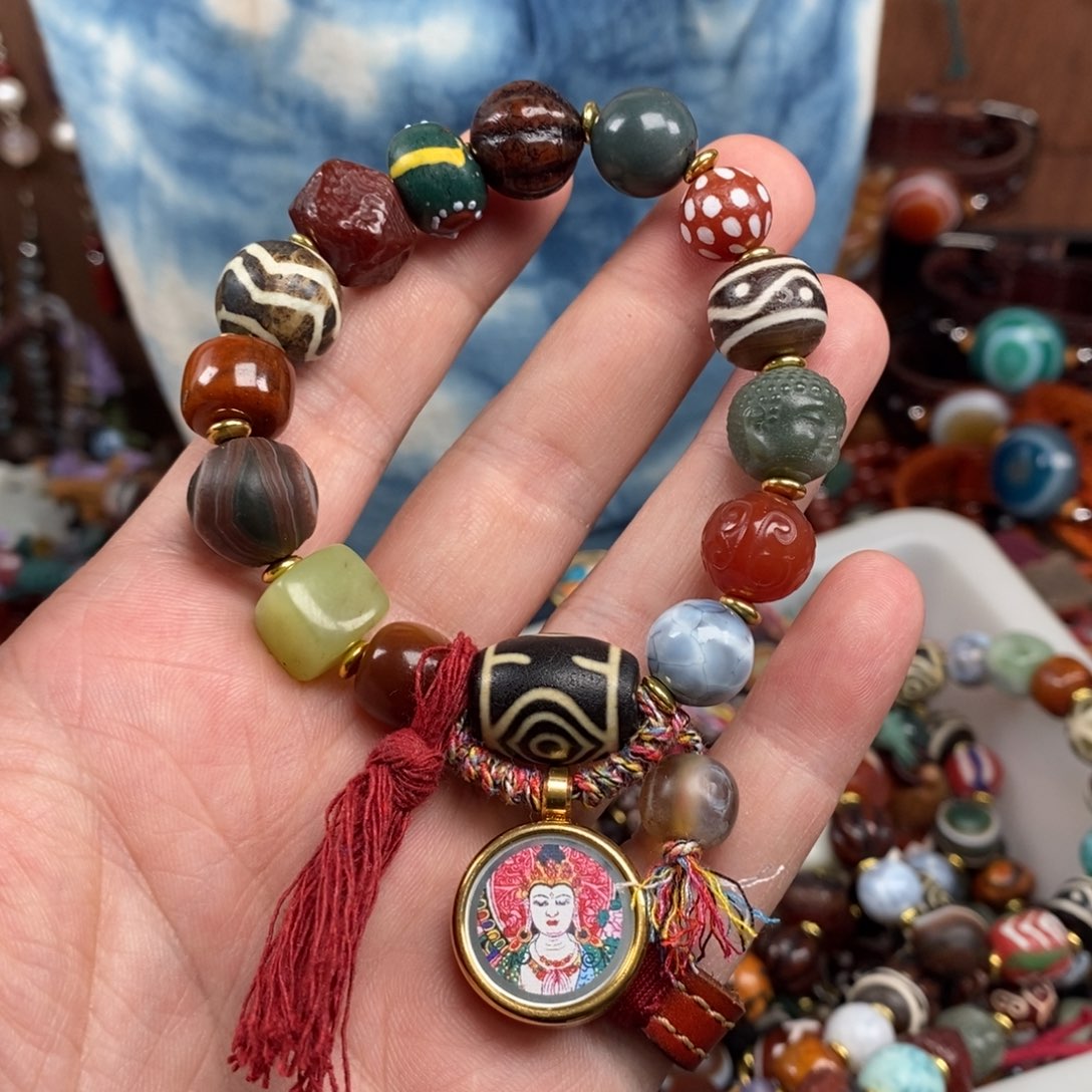 玛瑙/玉髓未镶嵌手链