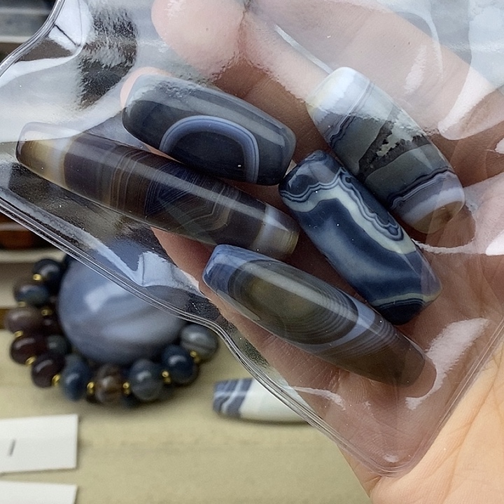 养***？玛瑙/玉髓合金颈饰