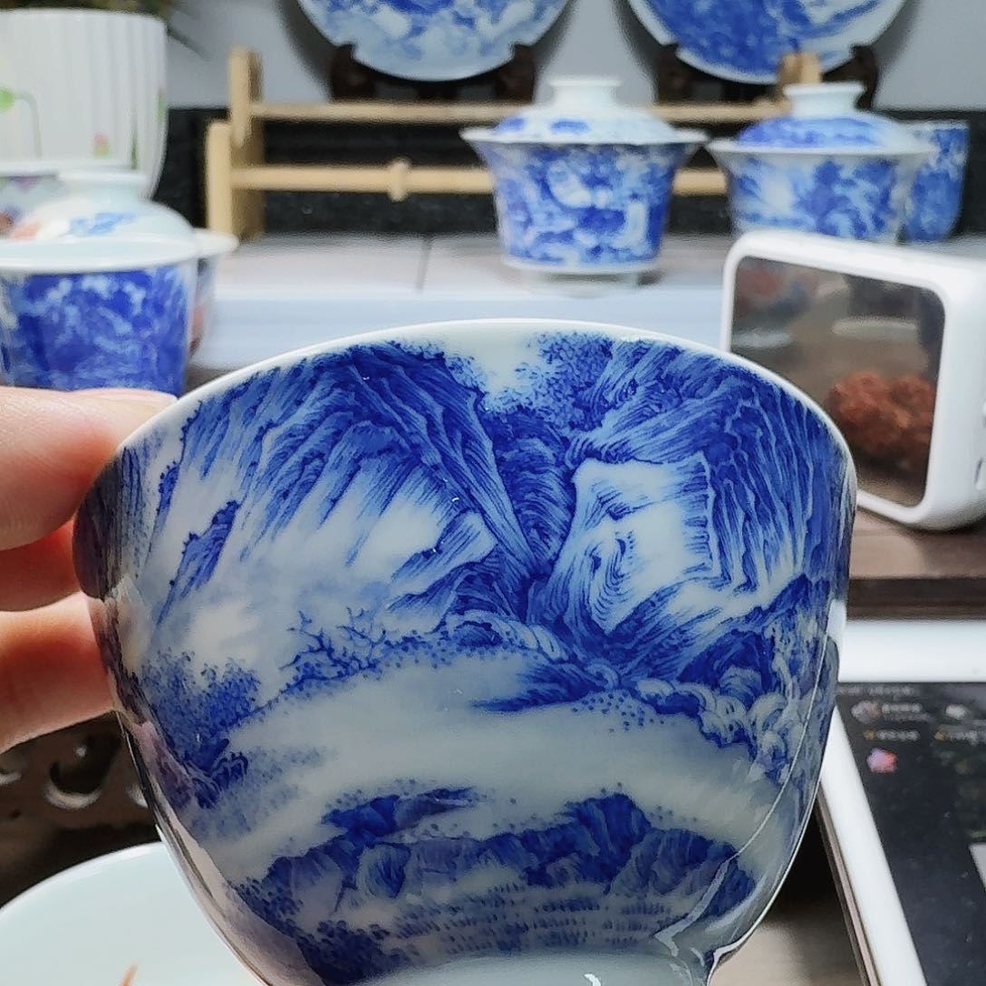 泥塑K****_主人杯手工手绘