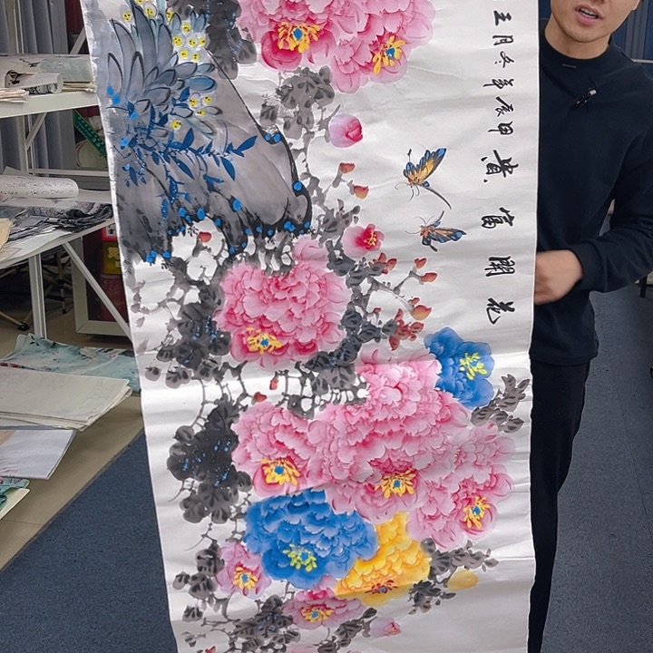 国画纯手绘字画宣纸