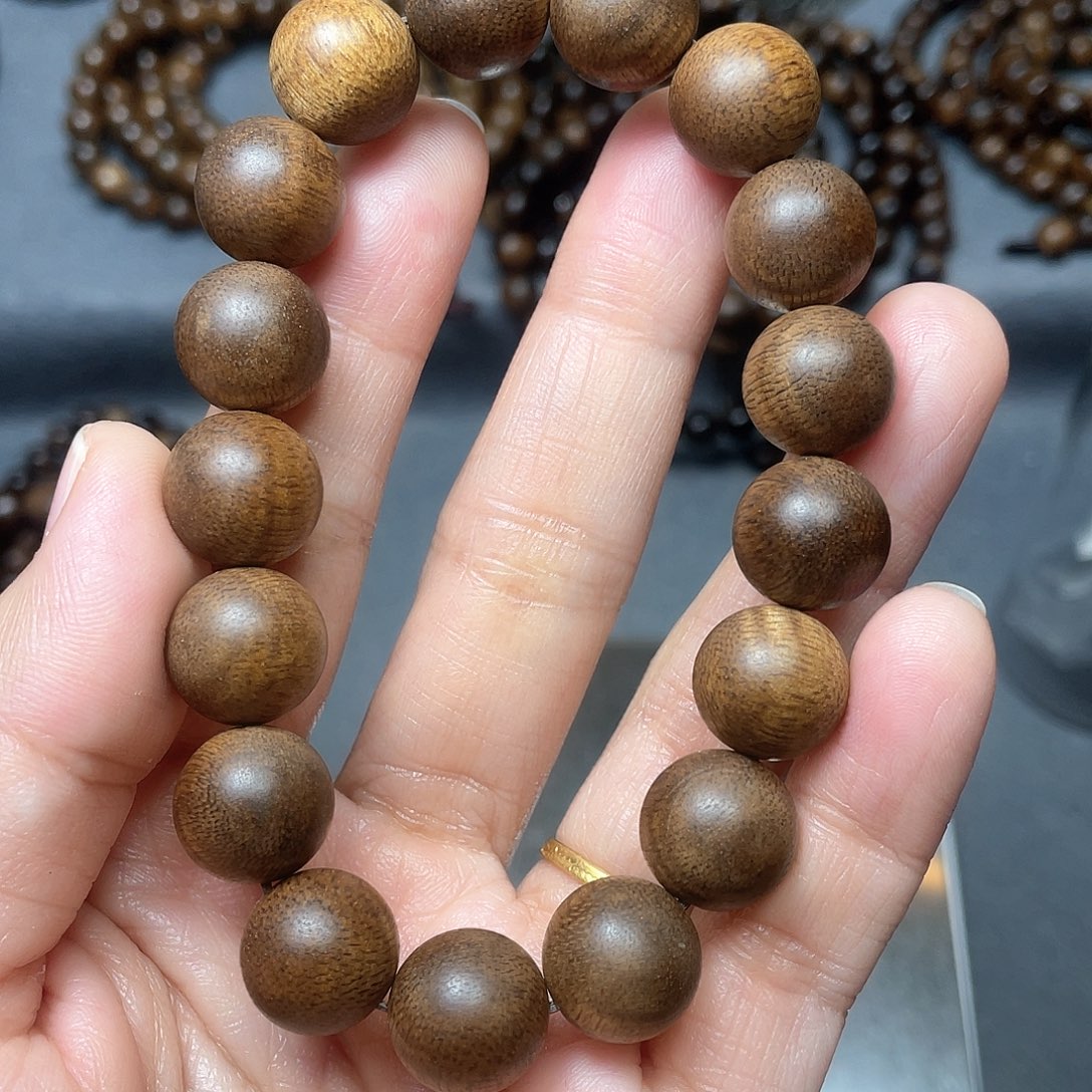 沉香手串黄棋瘤疤1.2