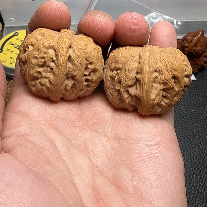 把件文玩核桃2元宝肚40