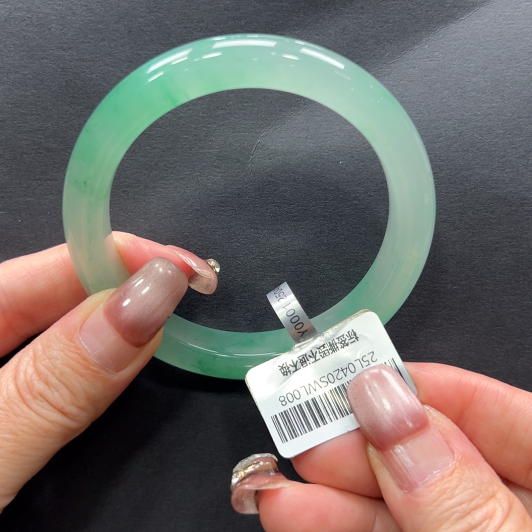 索***液石英质玉未镶嵌手镯+昕昕57