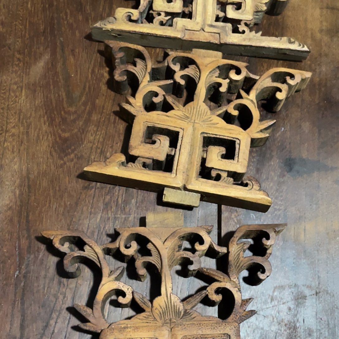 宋***馆住宅屏风花窗花板