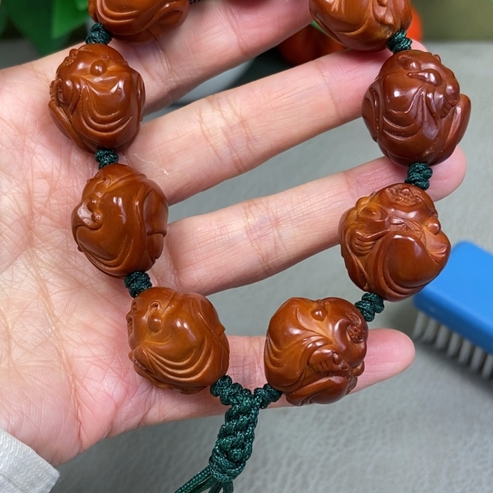 橄榄核手串/手链短圆弥勒手串