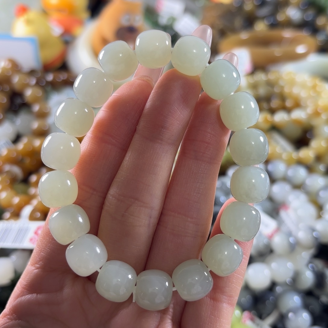 和田玉未镶嵌手串310