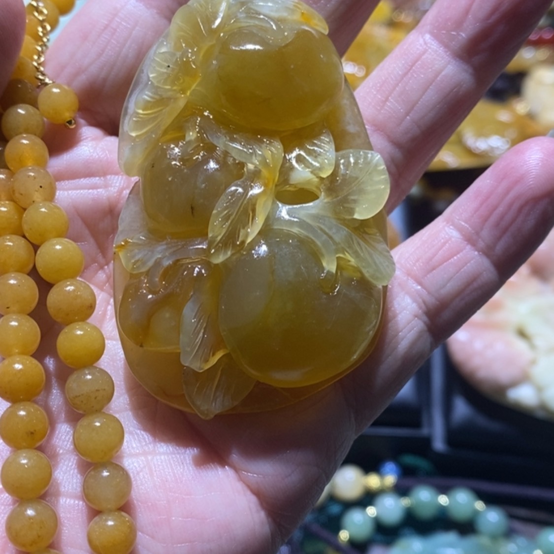 【闪购商品】岫玉毛衣链未镶嵌