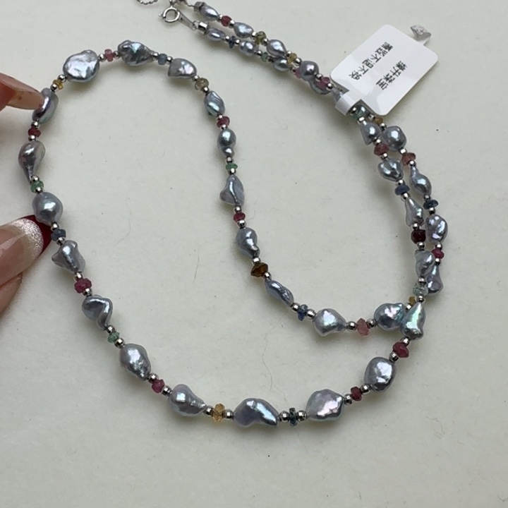 海水珍珠颈饰18K金镶嵌