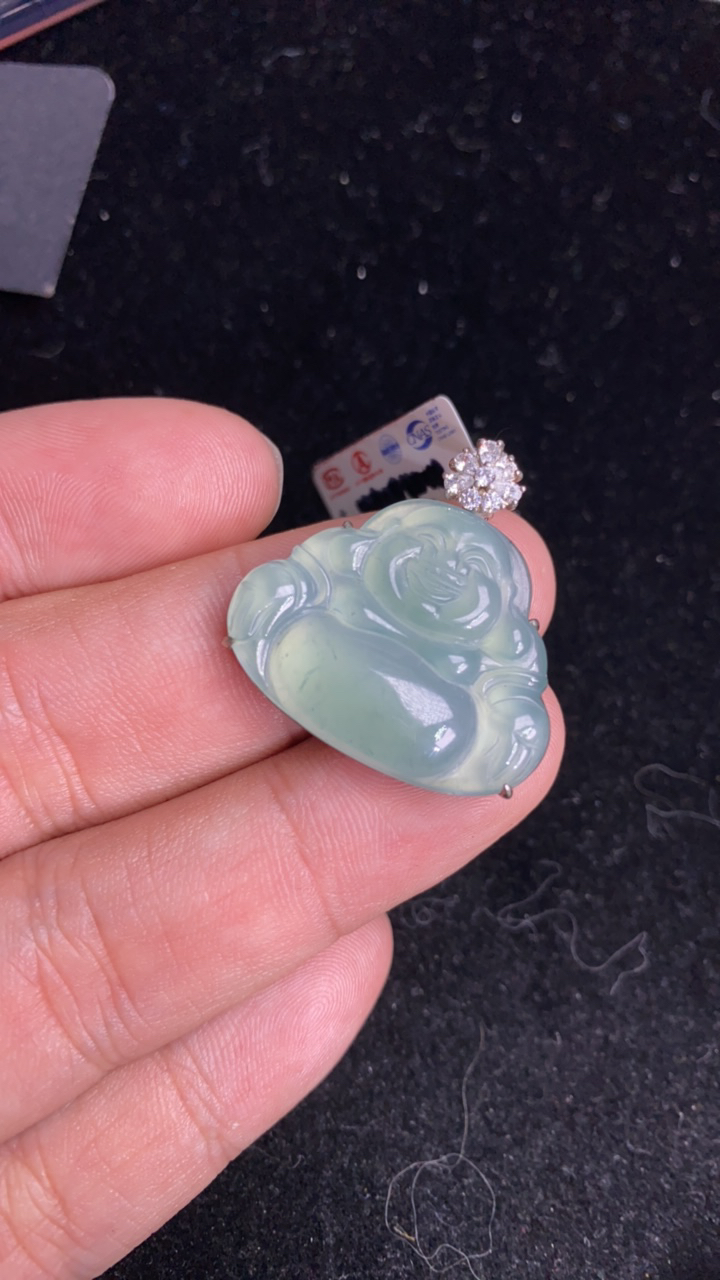 天然A货佛公吊坠