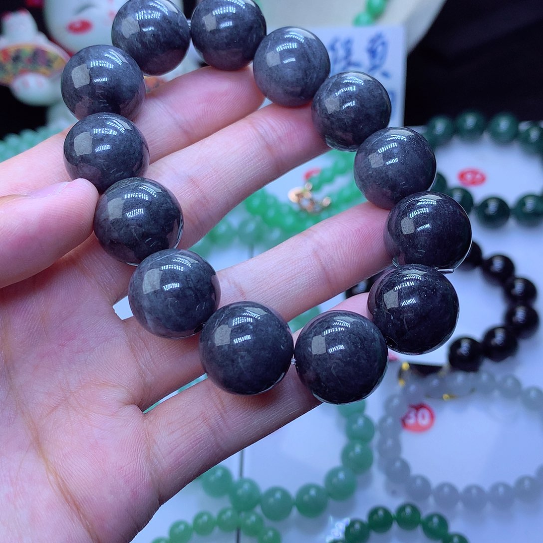 翡翠毛衣链未镶嵌