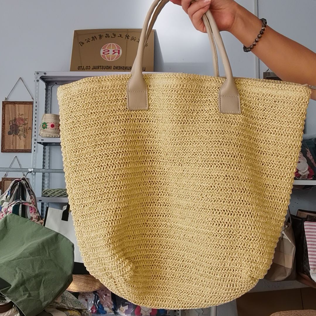 织物大号草编包DGJJHG