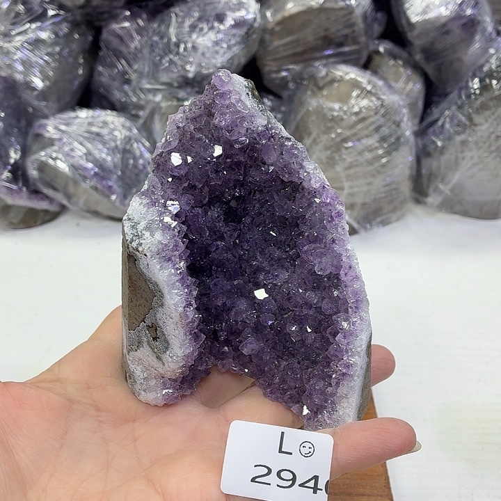 未镶嵌水晶摆件天然紫水晶