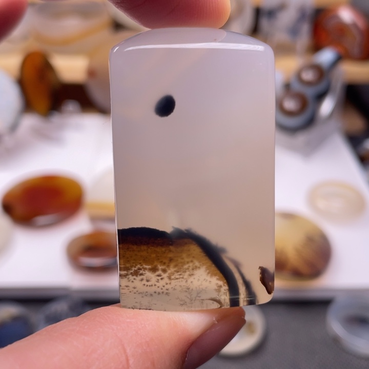 玛瑙/玉髓未镶嵌吊坠(不含链)