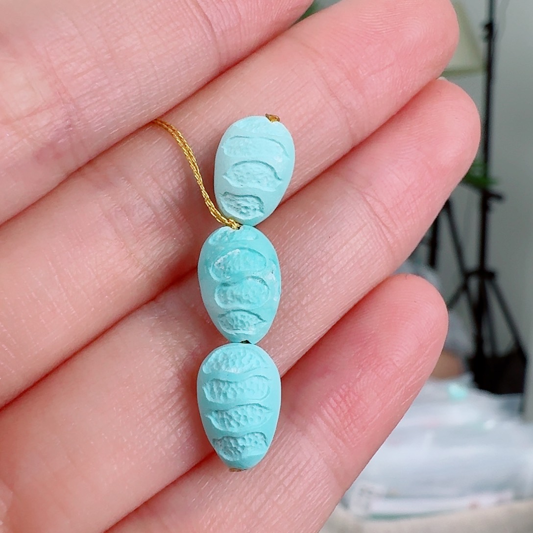 未镶嵌绿松石珠宝奇石