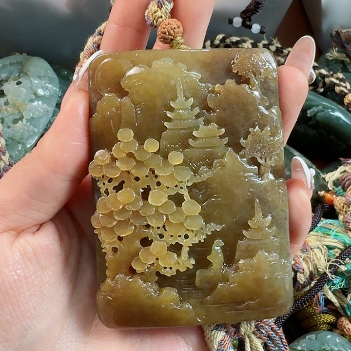 和田玉把件未镶嵌