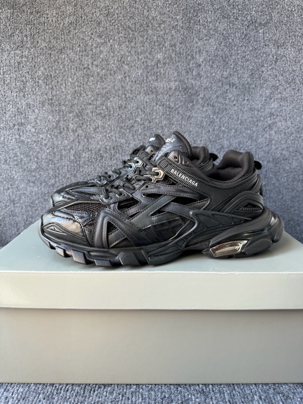 99新 Balenciaga/巴黎世家 43码 track2.0 黑色 老爹鞋 原盒