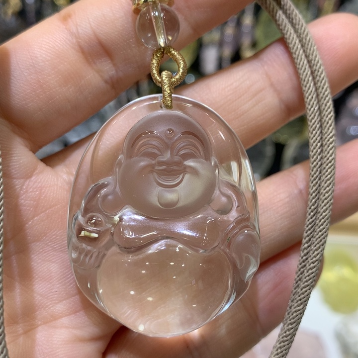 水晶颈饰未镶嵌天然