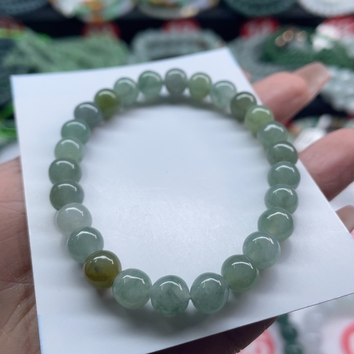 翡翠手链未镶嵌卡7.2