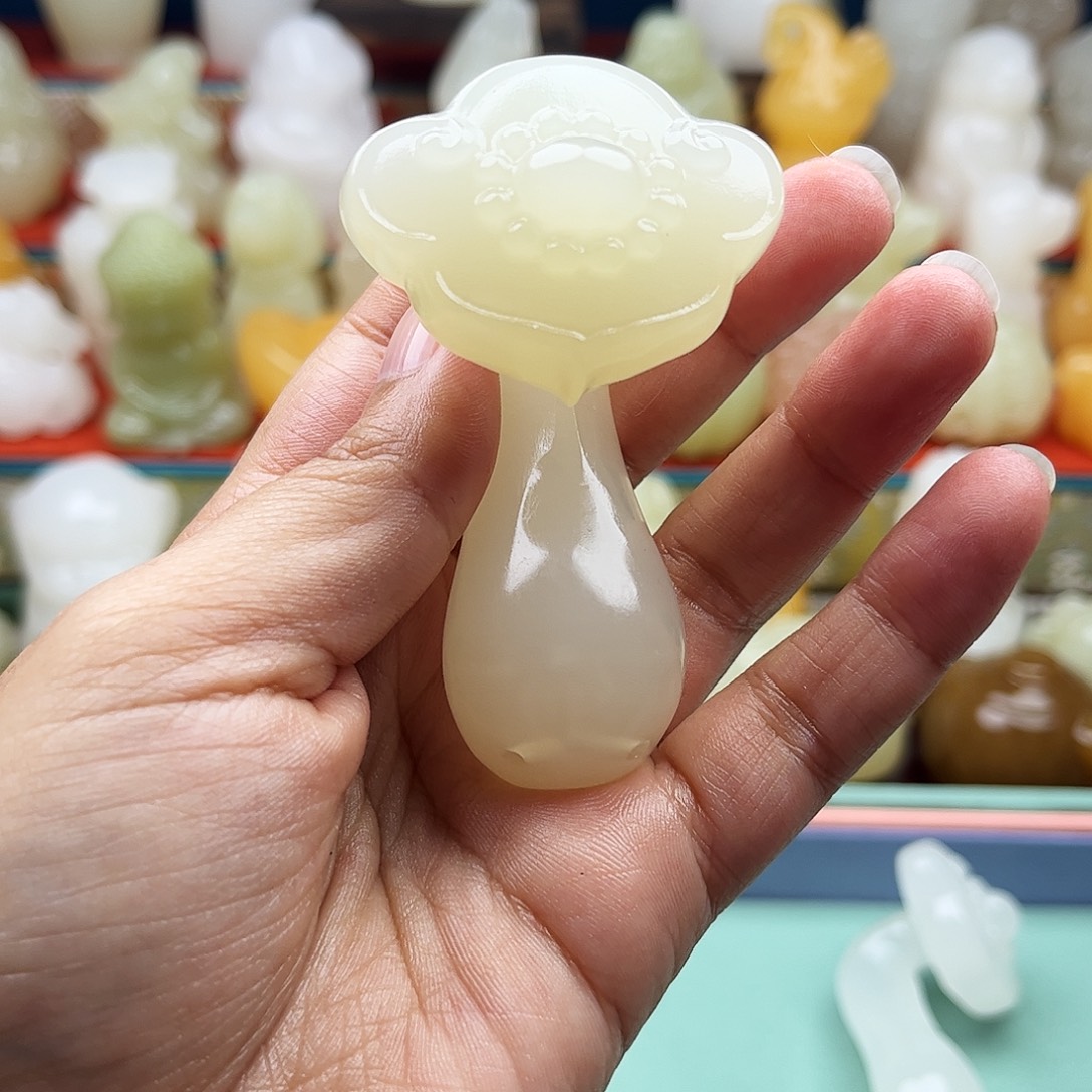 唐***儿石材如意手把材料