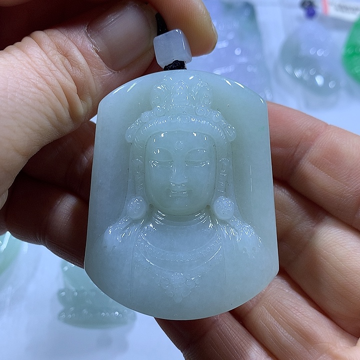 翡翠未镶嵌颈饰天然翡翠A货吊坠