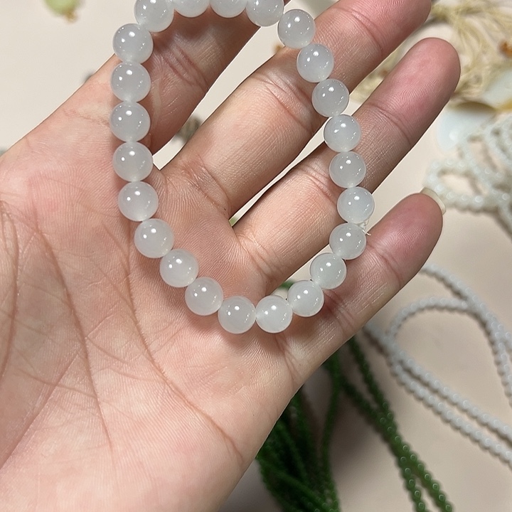 和田玉未镶嵌手串