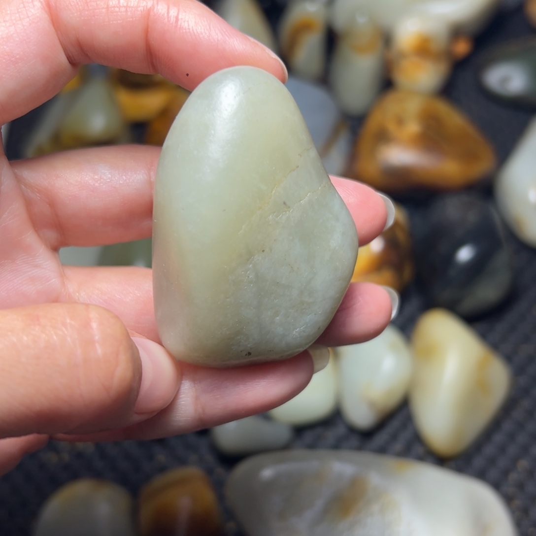 和田玉未镶嵌挂件9