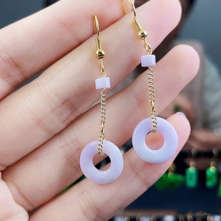 翡翠耳饰未镶嵌饰品