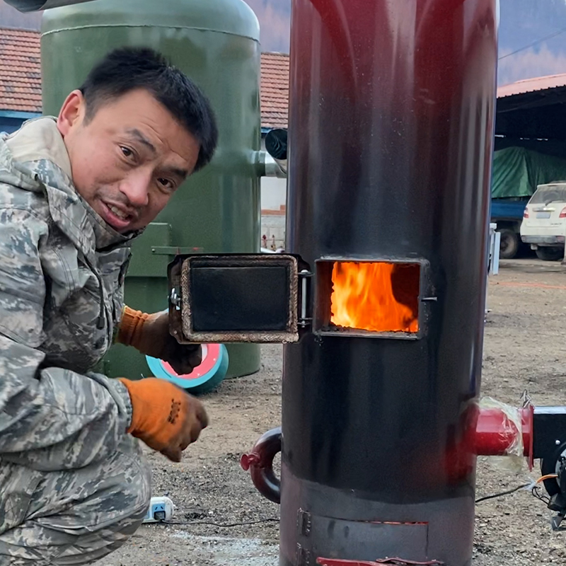 韩340型温盾热风炉养殖种植大棚暖风炉工厂升温取暖养猪炉子保暖