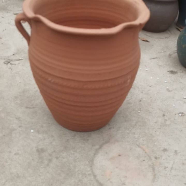 红陶口25高30瑕疵