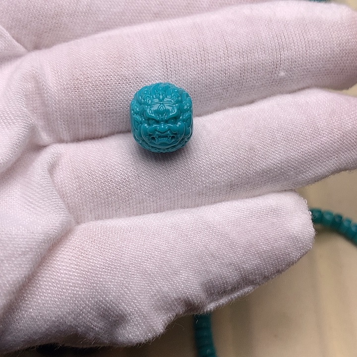 绿松石未镶嵌绿松石黑天11.8