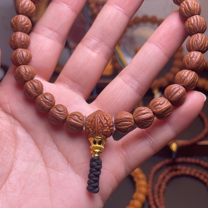 桃核吊坠龙文桃核