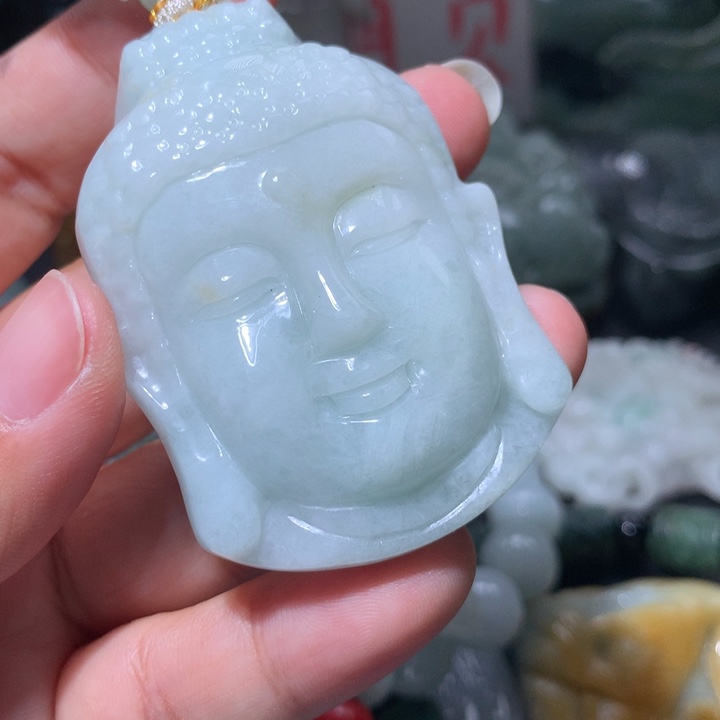 翡翠未镶嵌颈饰保真天然A货翡翠