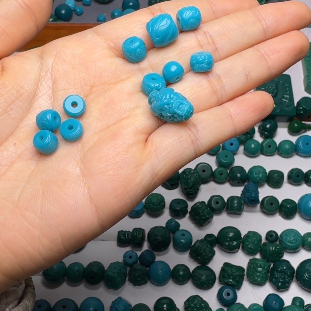 琉璃颈饰清****石科技松配饰