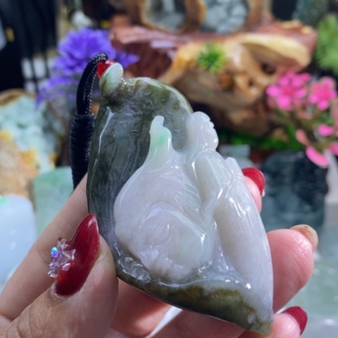 【闪购商品】颈饰未镶嵌翡翠观音