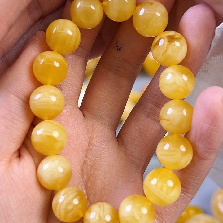 蜜蜡颈饰未镶嵌蜜蜡