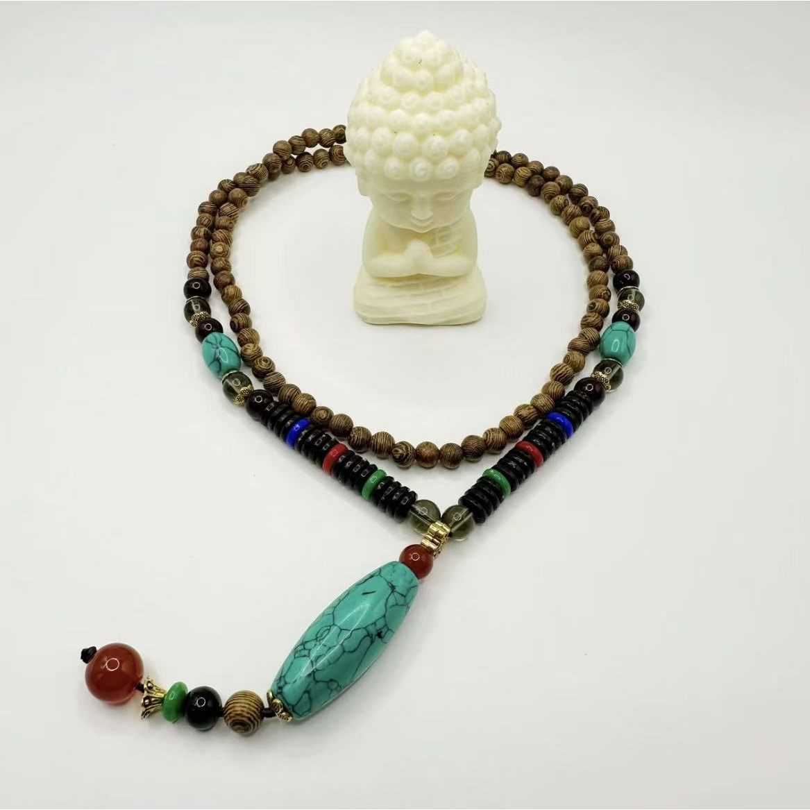 S0490 精品手串108颗脖挂链（无礼盒）