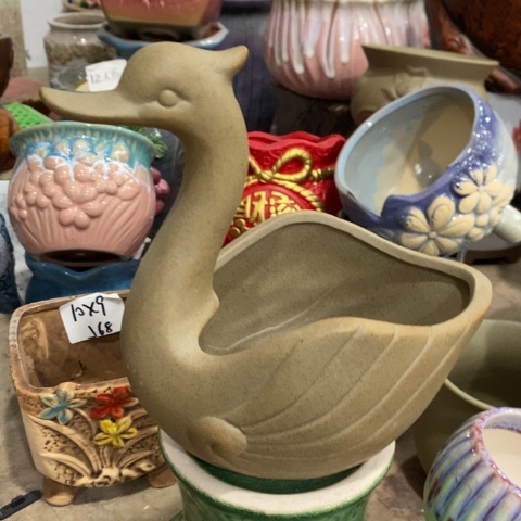 陶瓷天鹅抬头6131331313