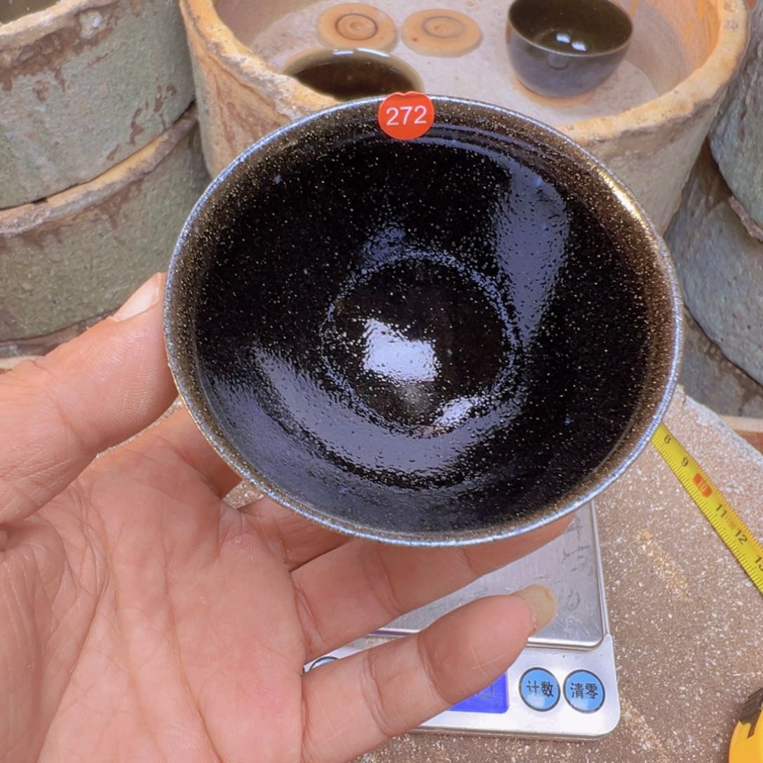 茶盏272 建窑建盏青钰龙窑