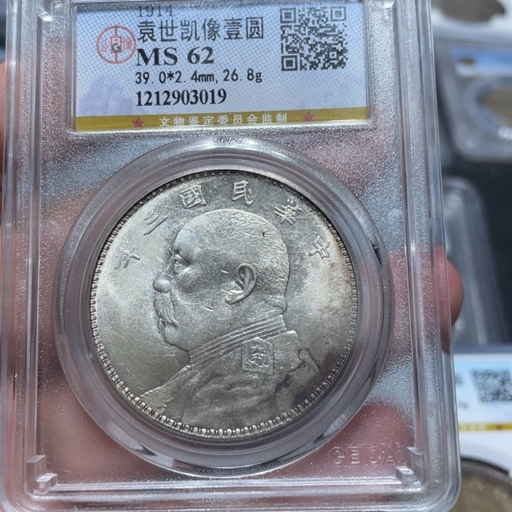 银佳利 三年大头 评级币 公博3019