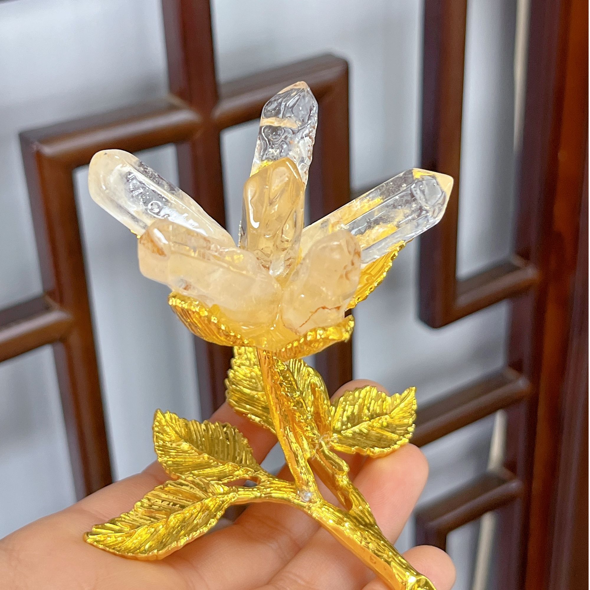 【莹莹专属】天然珠宝白水晶摆件M4103多样性发一