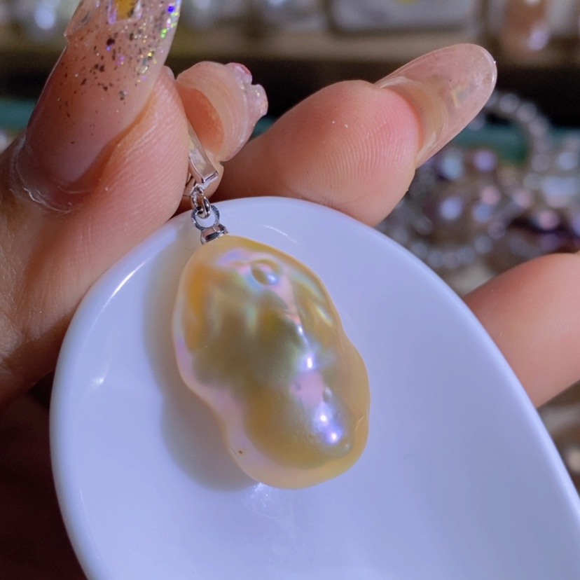 【闪购商品】淡水珍珠天然淡水珍珠合金