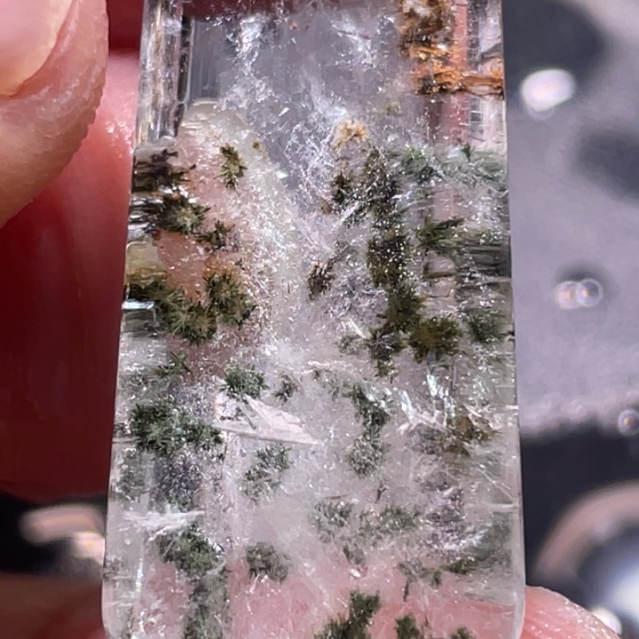 透***彻发晶颈饰未镶嵌钛