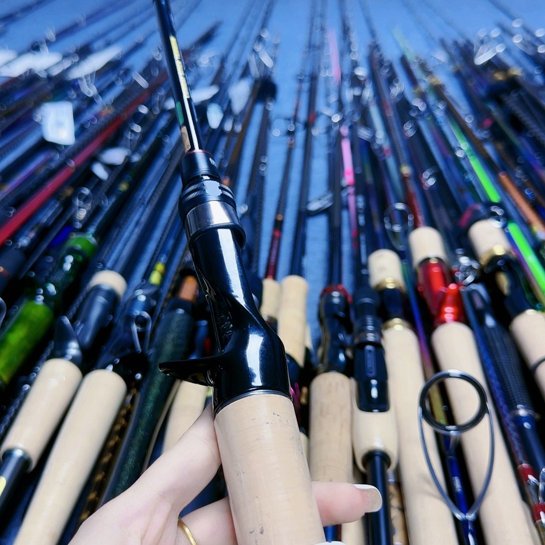 谁***我碳素3.8m路亚竿枪饼杆链接