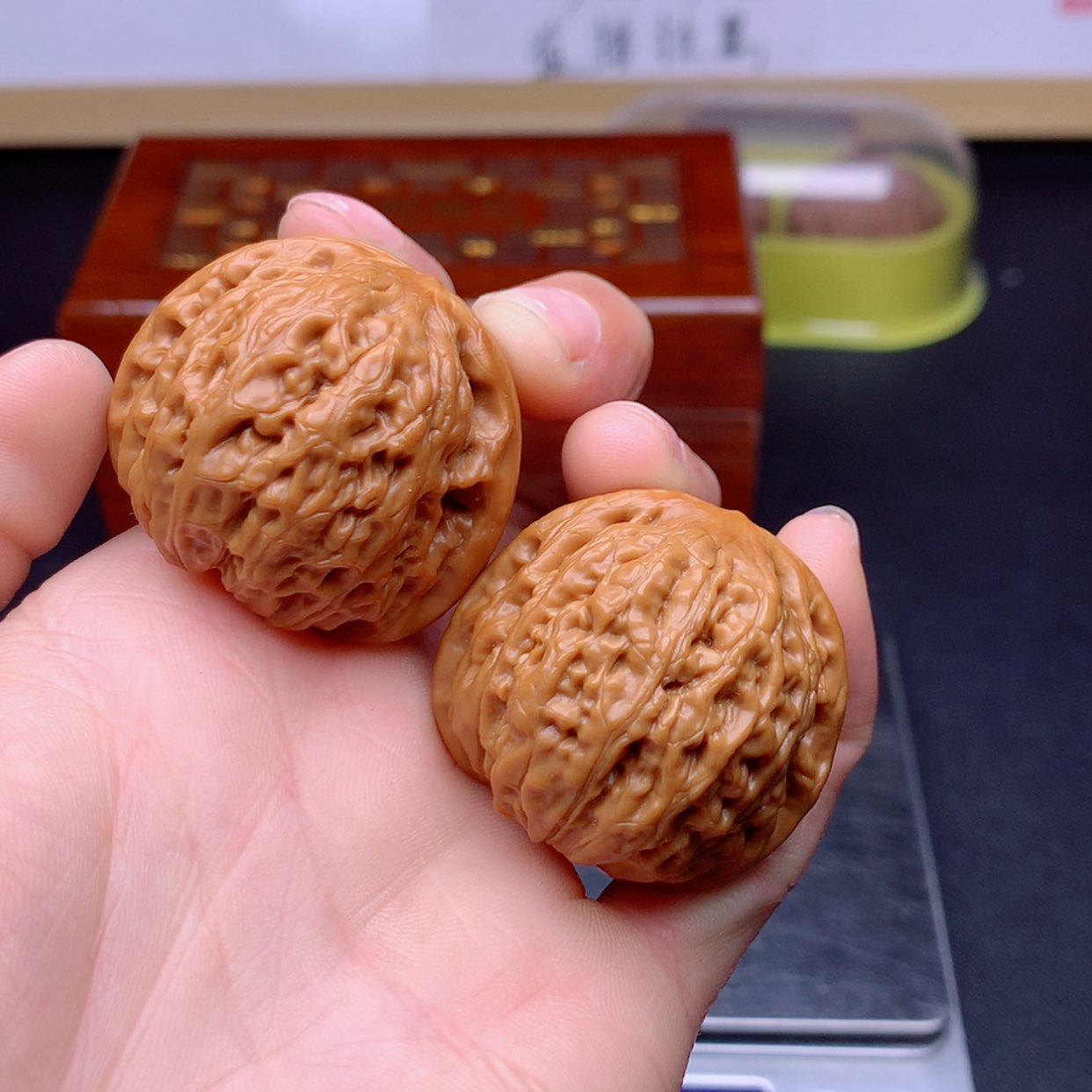 【闪购商品】文玩核桃把件顿*铁锤39微修