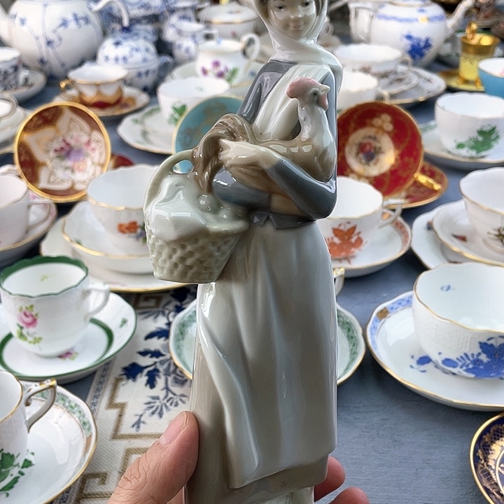 中古欧瓷盘子杯子