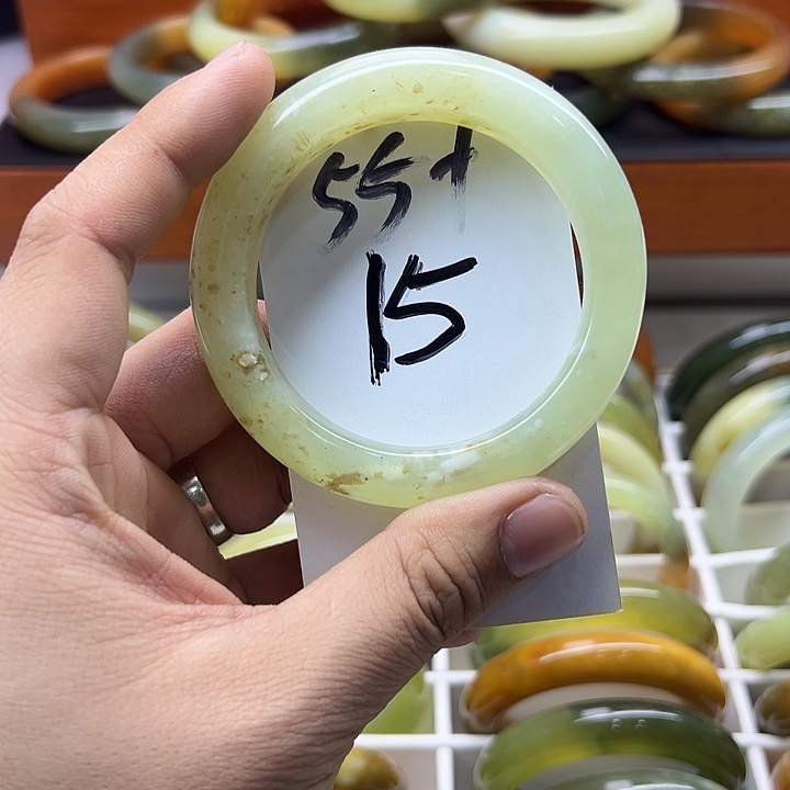 蛇纹石玉合金手镯