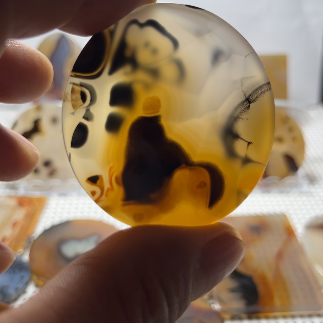 玛瑙/玉髓未镶嵌吊坠(不含链)