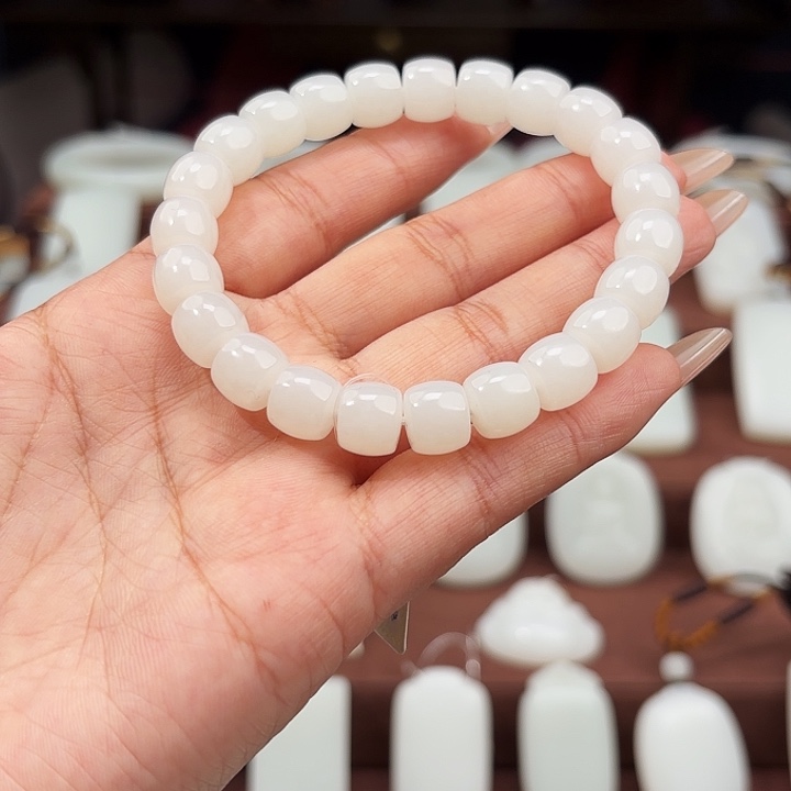 和田玉手串未镶嵌