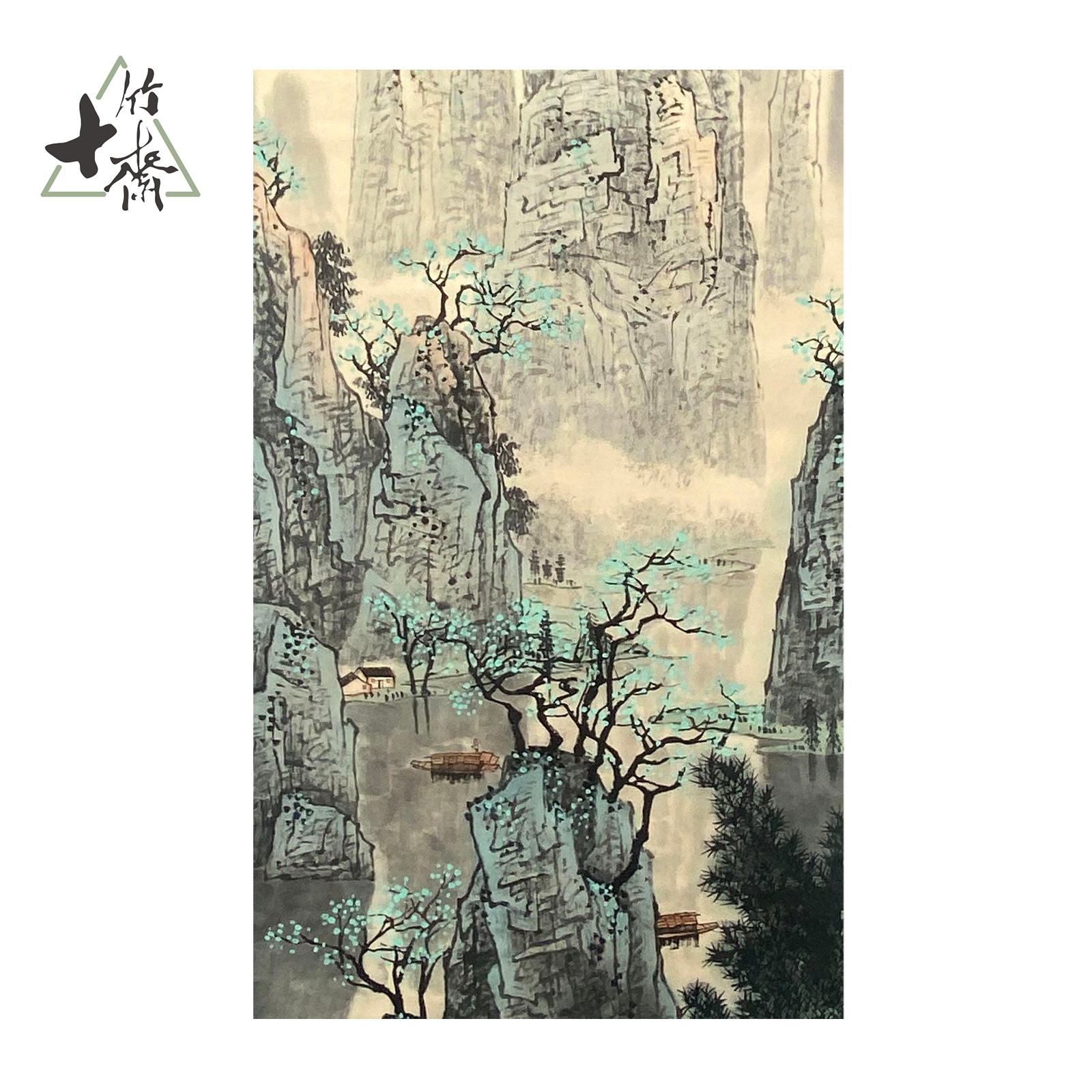 T380 清风云锁 136*37.5(4.59) 纸本立轴 XR